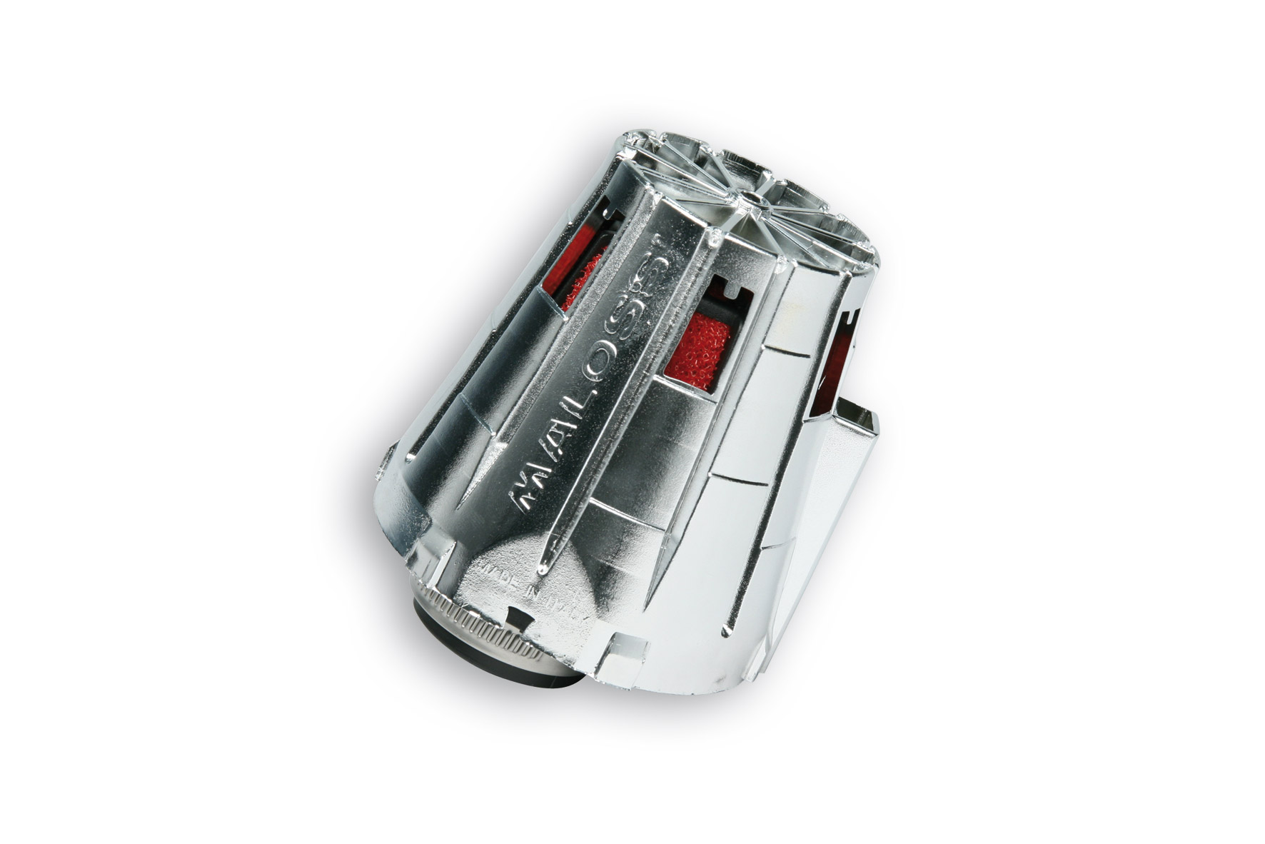 Malossi RED FILTER E5 D.32 for PHBG 15?21-MIKUNI carburettors with chromed cap